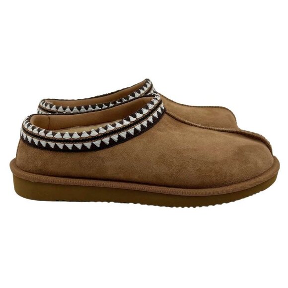 Kirkland Tan Men's Shearling Slippers | Various Sizes - Picture 3 of 6